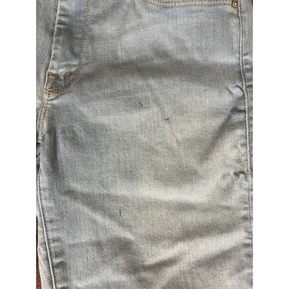 Mother Looker Ankle Fray Jeans Sweet Talk Me Light Wash Size 26 - Picture 4 of 12